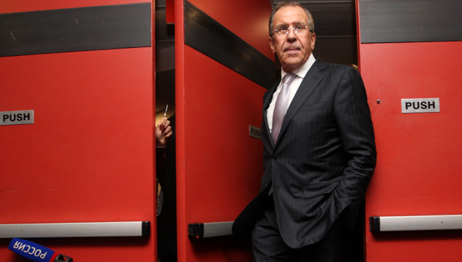 Lavrov: "Wherever you are and whoever surrounds you, you have to think about your security, including military security." Source: Rossiyskaya Gazeta / Sergey Zavrazhin